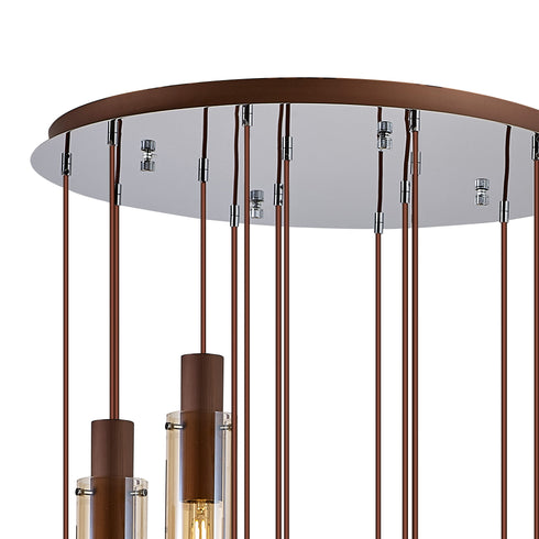 Brooks Slim Round Pendant 15 Light